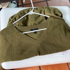 Jcrew olive sweater